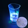 Popular cool LED lit flashing liquid activated LED couple Ice cubeactivated cup