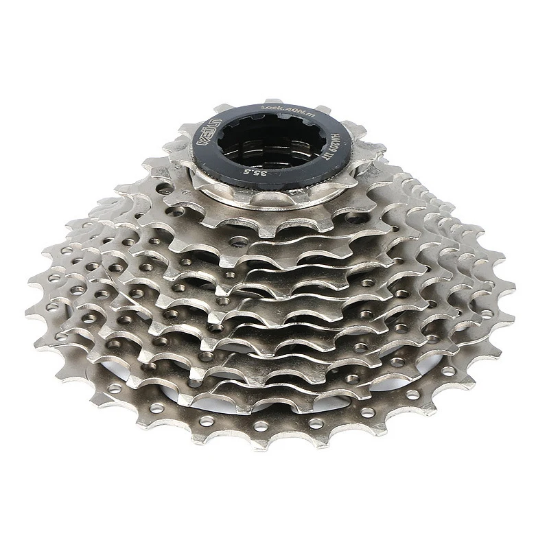 

Mtb Bike Cassette 9 Speed 11-32T Flywheel Fit Freewheel Mountain Bike Bicycle Freewheel, Silver