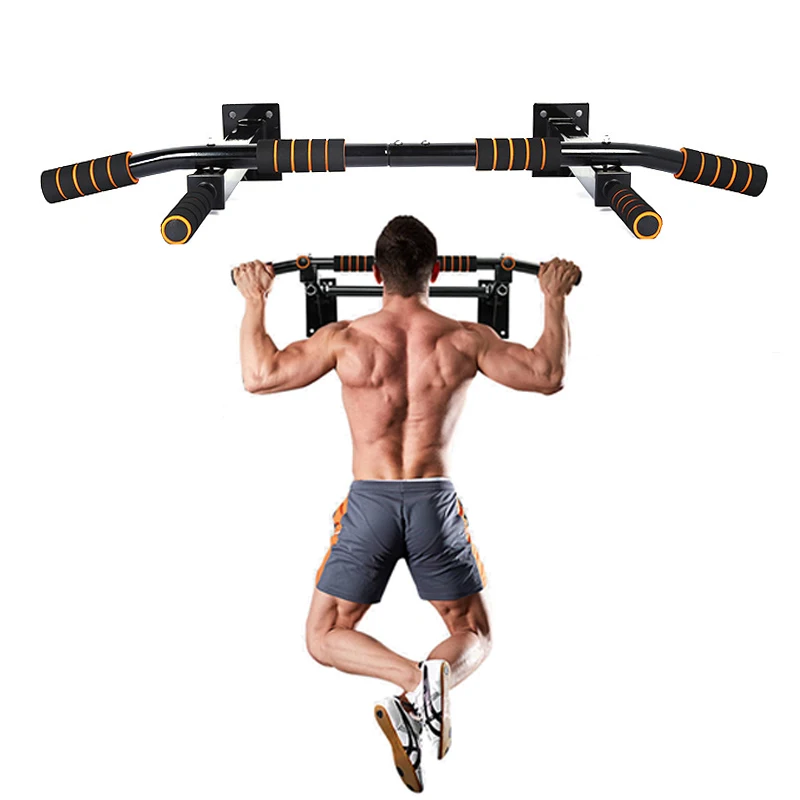 

Indoor Home Gym Workout Multifunctional Horizontal Wall Mounted Pull Up Bar Chin Up bar, Black, white