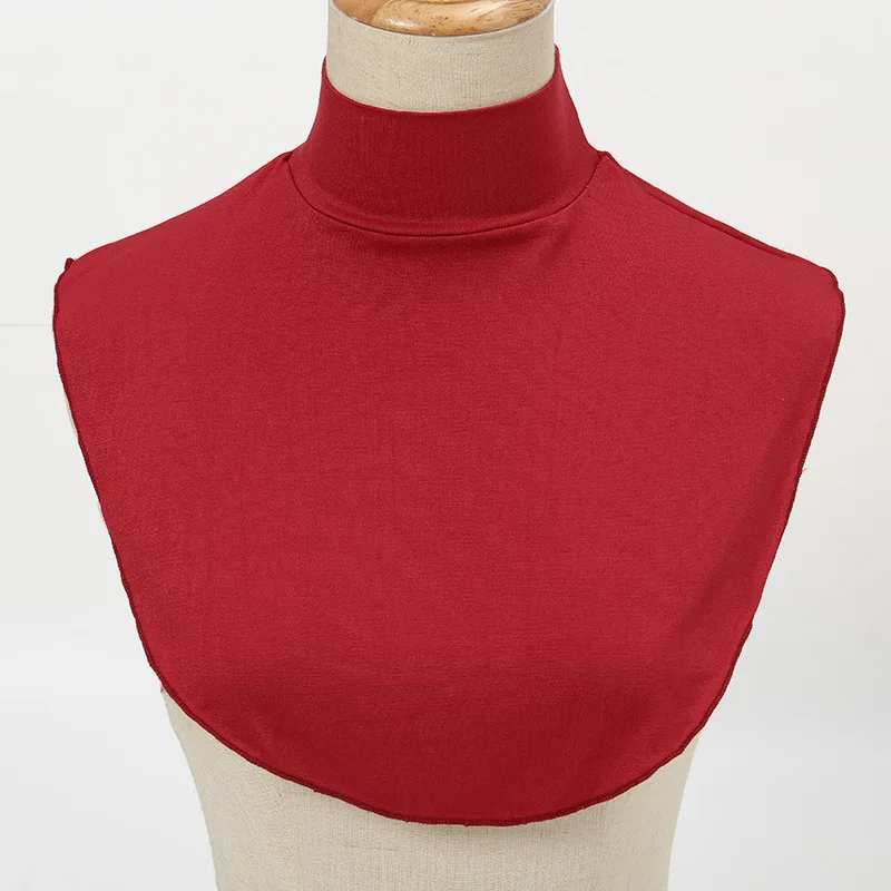 

Jersey Cotton High Neck Sleeve Arab Ladies Collar Turtleneck Neck Sleeve Neck Stock Wholesale K10