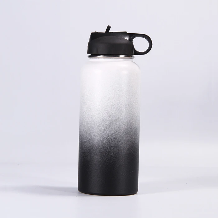 

32oz 1000ml gradient colorful double wall stainless steel best vacuum thermo water flask gyms bottle with logo