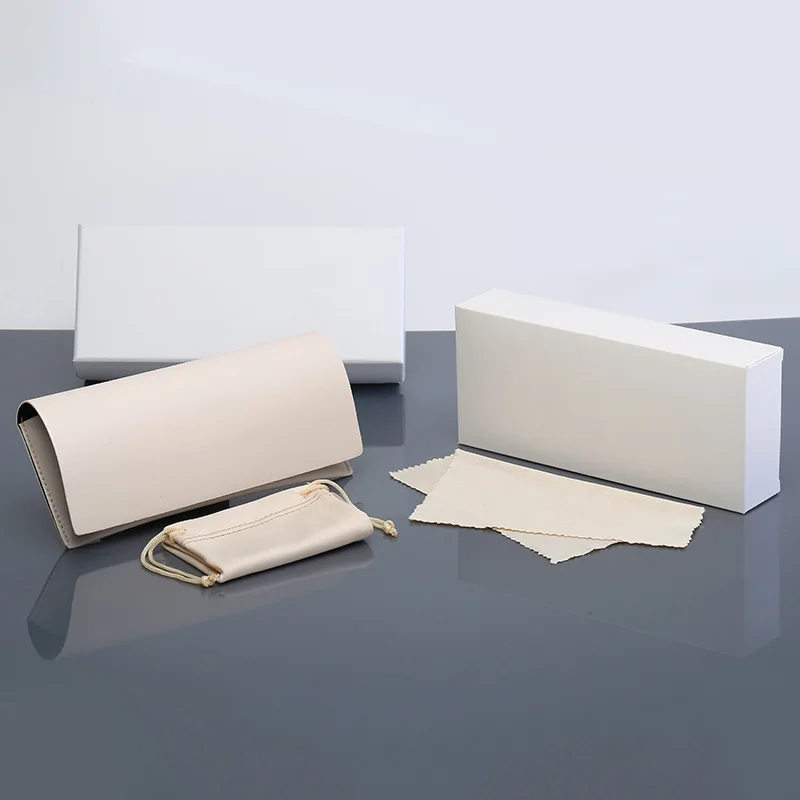 

Hot Selling Custom logo Soft PU Leather Case Wholesale Design Logo Pouch Cloth Sunglasses Optical Reading Glasses Cases