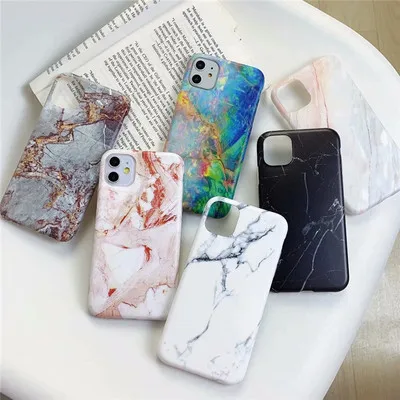 

Fashion Shockproof Soft TPU Marble Texture Phone Case For iPhone 11 Pro max
