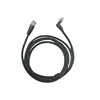 Factory supply 3m round shape black jacket ethernet lan cable with Rj45 computer connector BC/CCA/CCS 2m cat5e UTP patch cable