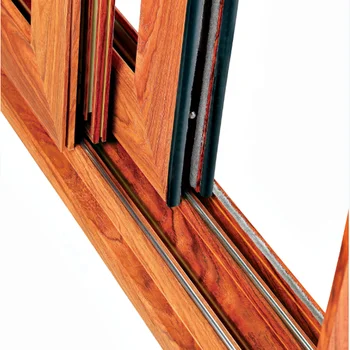 China Factory 6063 Material To Make Doors And Windows Frame Wooden