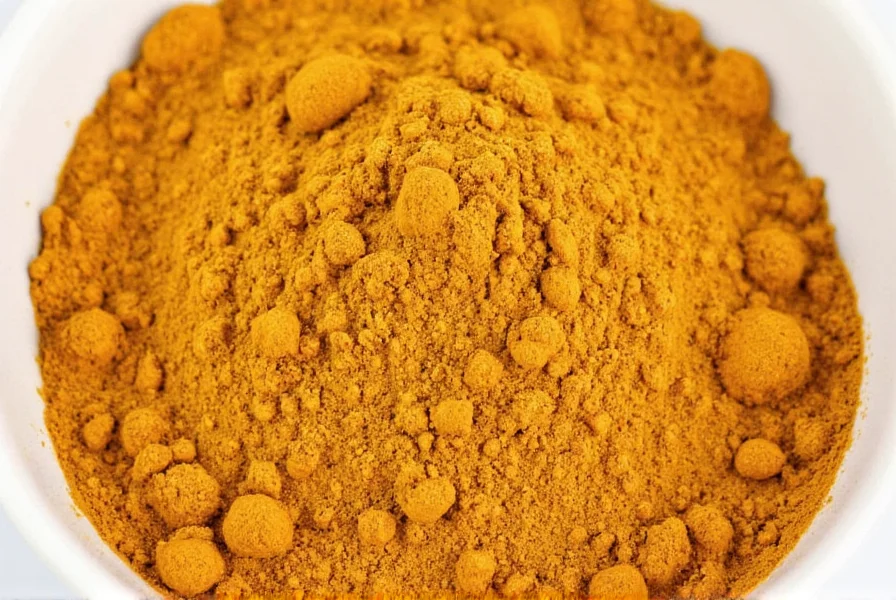 Shelves with various curry powders