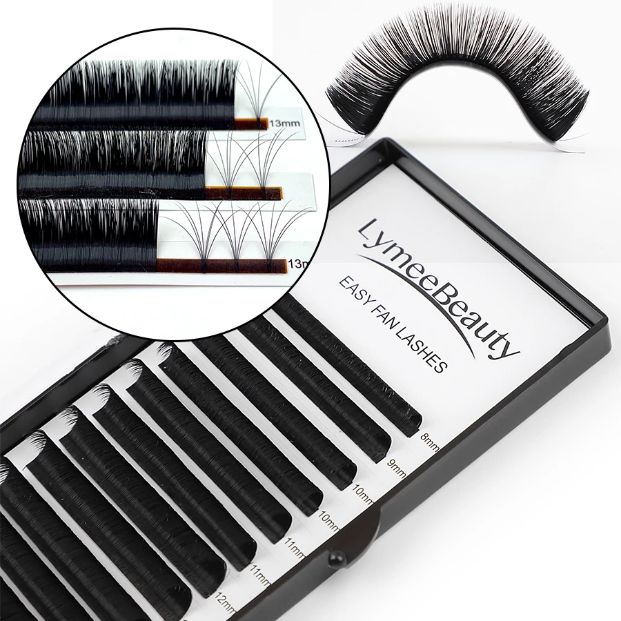 

Automatic Blooming Flower Lashes Self Fanning Lashes Russian Volume Individual Lashes Easy fans eyelash extension