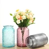 Dry flower transparent stained glass creative Vase for sitting room table