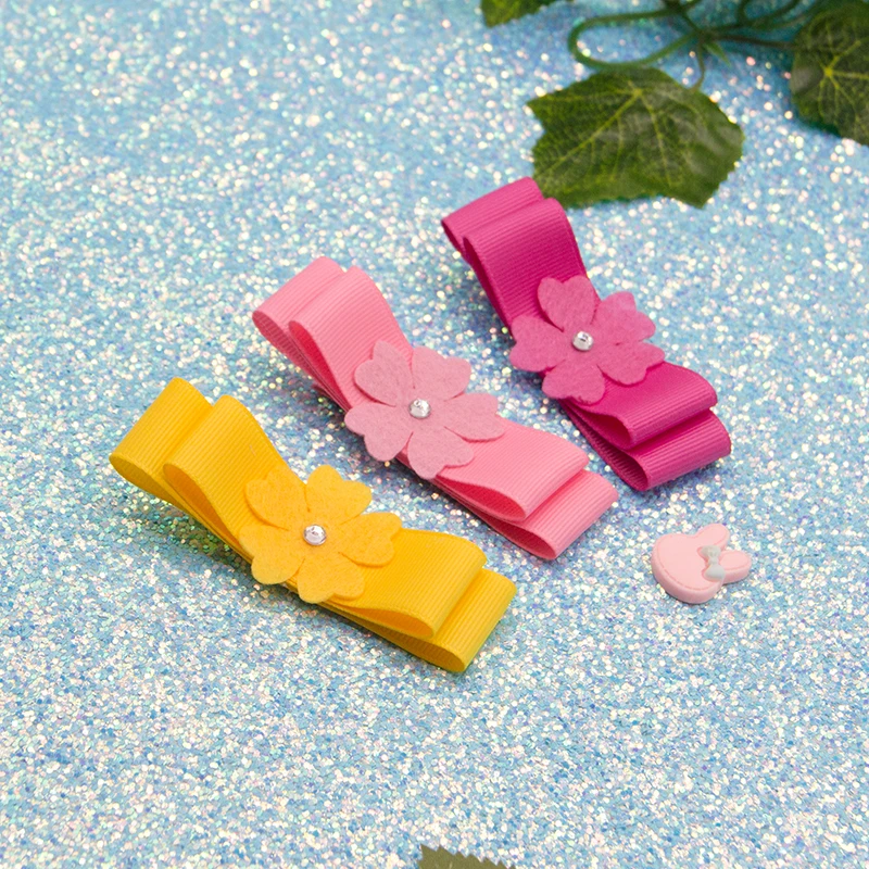 

Wholesale 2.5 inch mini Glitter small hair clip for girls