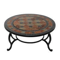 

30"round ceramic bbq brazier charcoal table fire pit