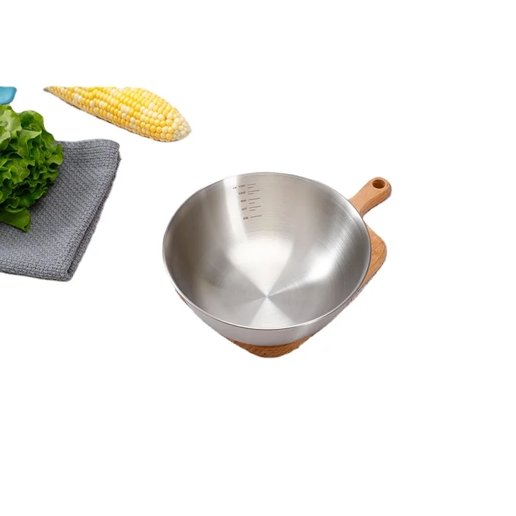 

Wholesale stainless steel egg beater home kitchen mixing bowl baking tools