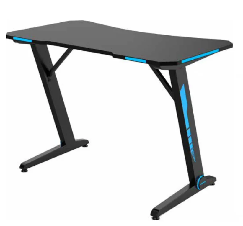 
Orizeal Blue LED Light Gaming Computer Desk For Internet Cafe 
