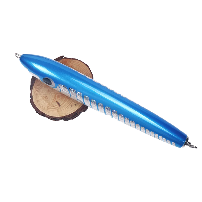 

luminous coating 3d bionic eyes nice painting Wooden pencil fishing lures bait