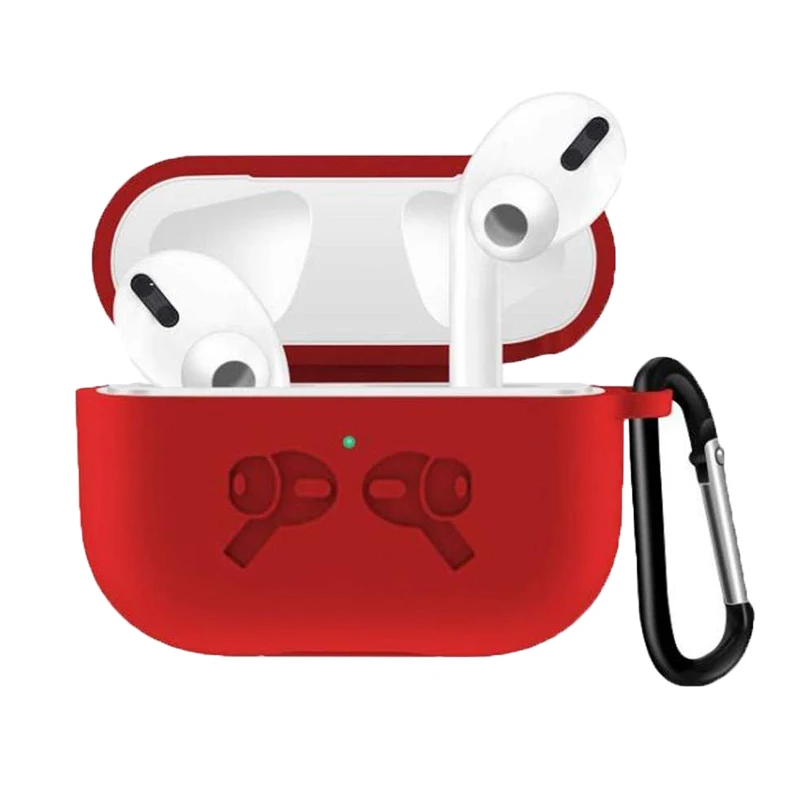 

Anti-fall Waterproof Earphones Charging Box Full Protective Silicone Cover Case for Airpods Pro 3
