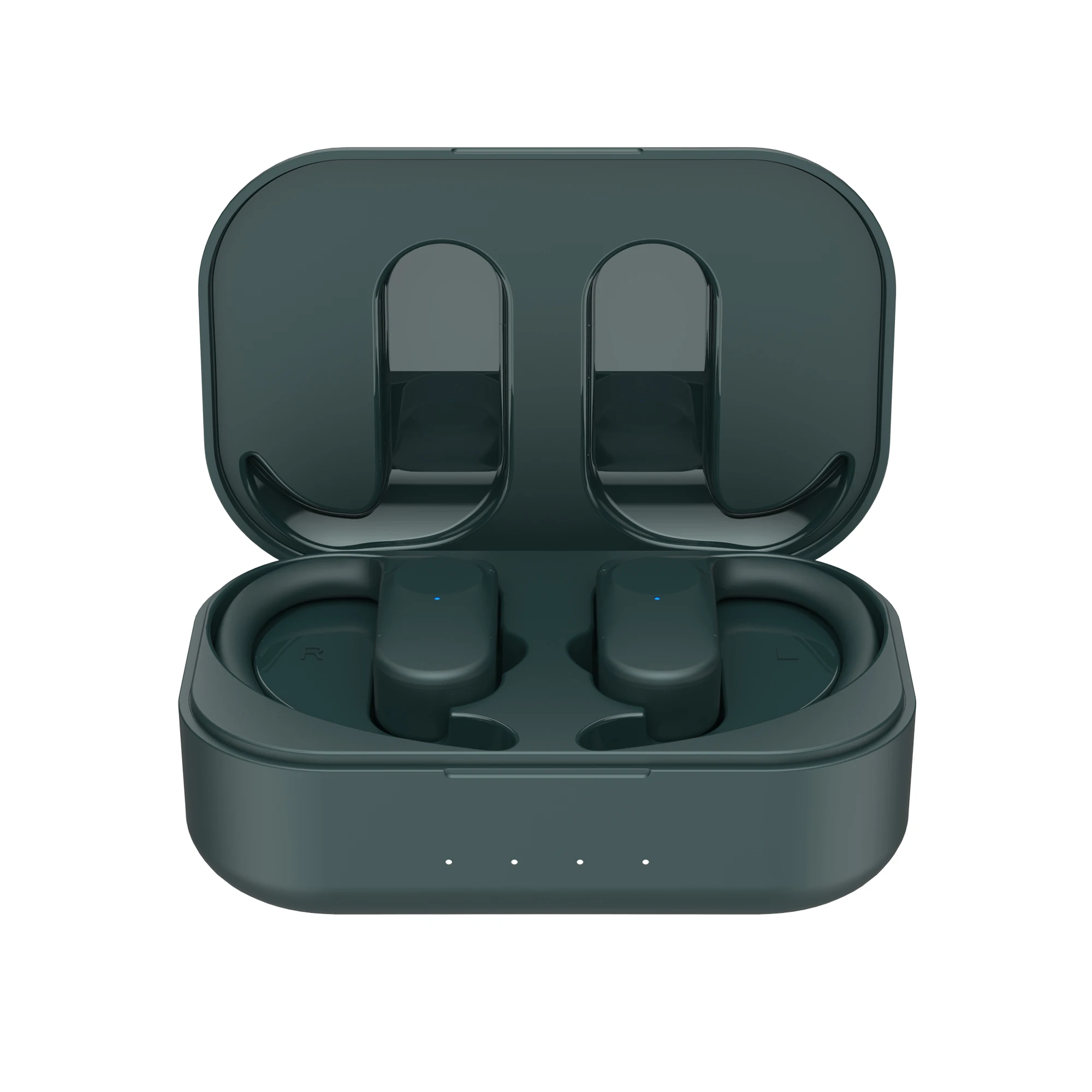 

high quality QCC solution waterproof touch wireless charging true earhook tws earbuds, Black, white,pink , blue