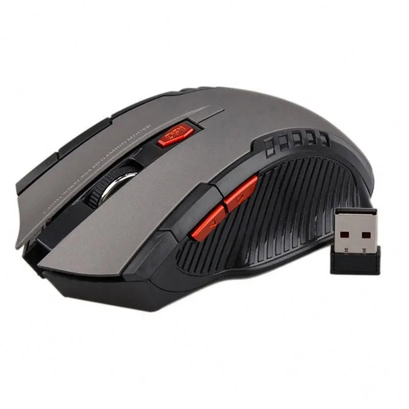 

glowing gaming mouse ,NAYqh gaming wireless mouse, Silver gray (with red light)