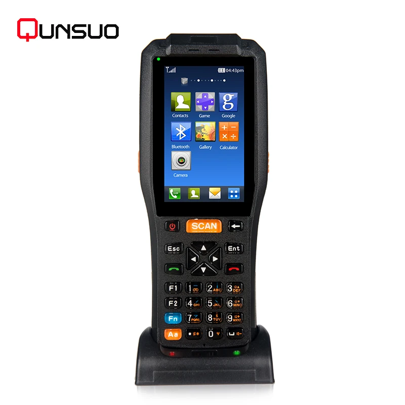 

Rugged Andorid All in one POS Terminal PDA with 58mm Printer and Cradle Charger