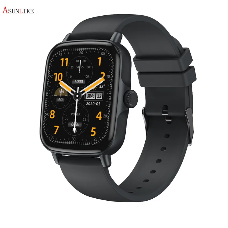 

Sport smart watch AW18 with 1.69 inch Dafit BT call sedentary reminder men women fitness tracker smartwatch