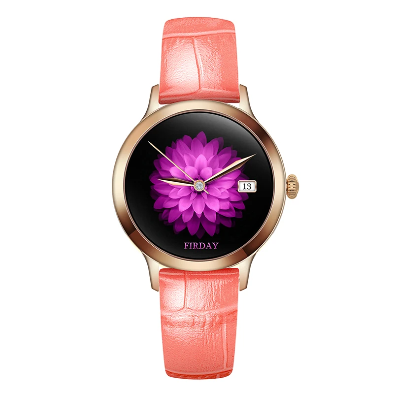 

Lady Smart Watch Waterproof IP68 Wristwatch Heart Rate Monitor Women Online Smartwatch Bracelet