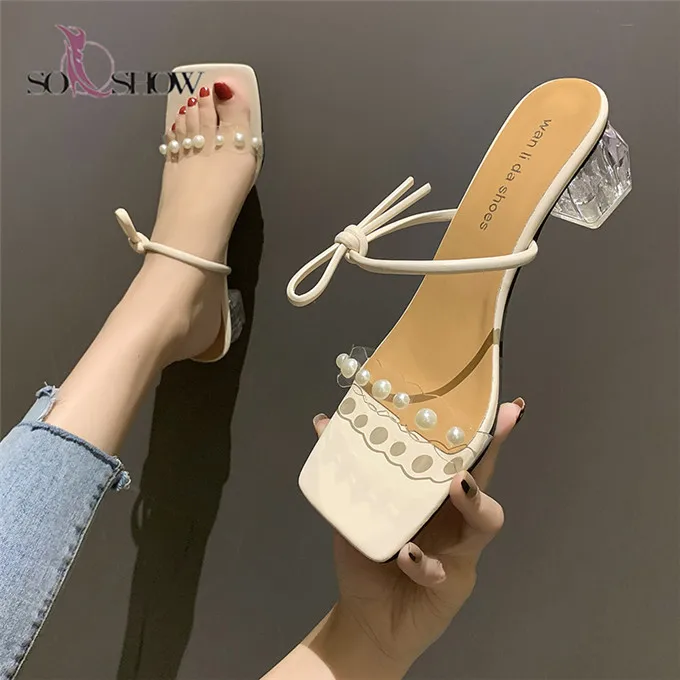 

2021 summer elegant with bow knot slippers for girls slipper with big size