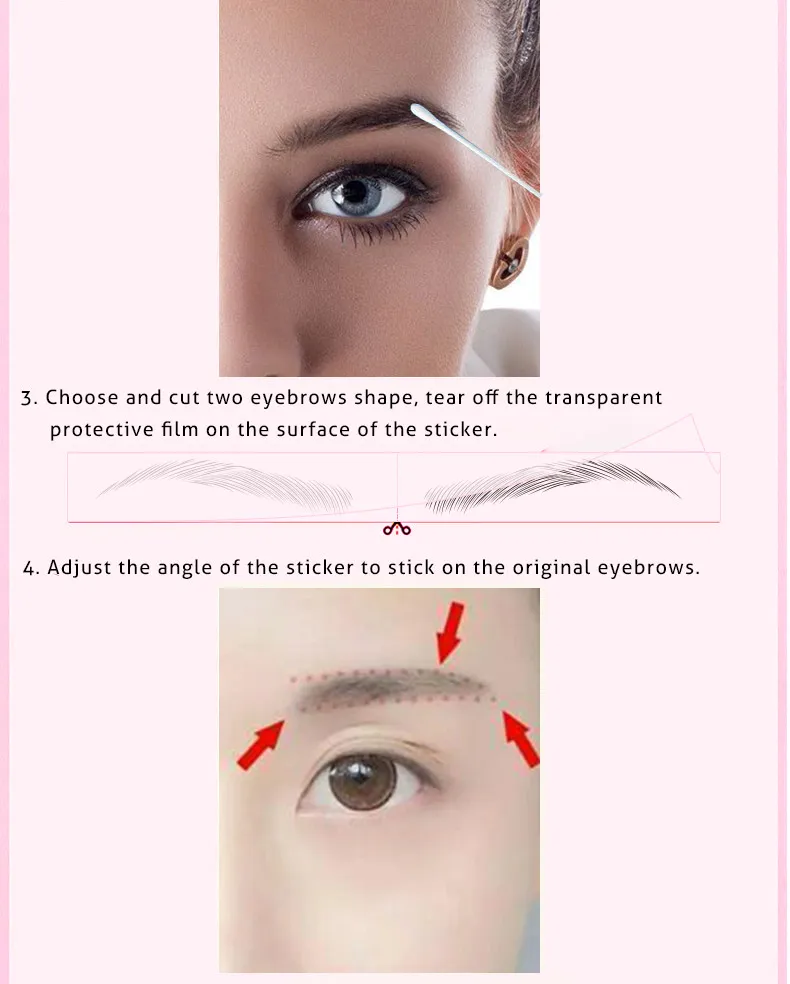 美容贴纸临时眉毛纹身纸徽标眉毛纹身贴纸 Buy 眉毛纹身贴纸 眉毛贴纸 纹身贴纸product On Alibaba Com