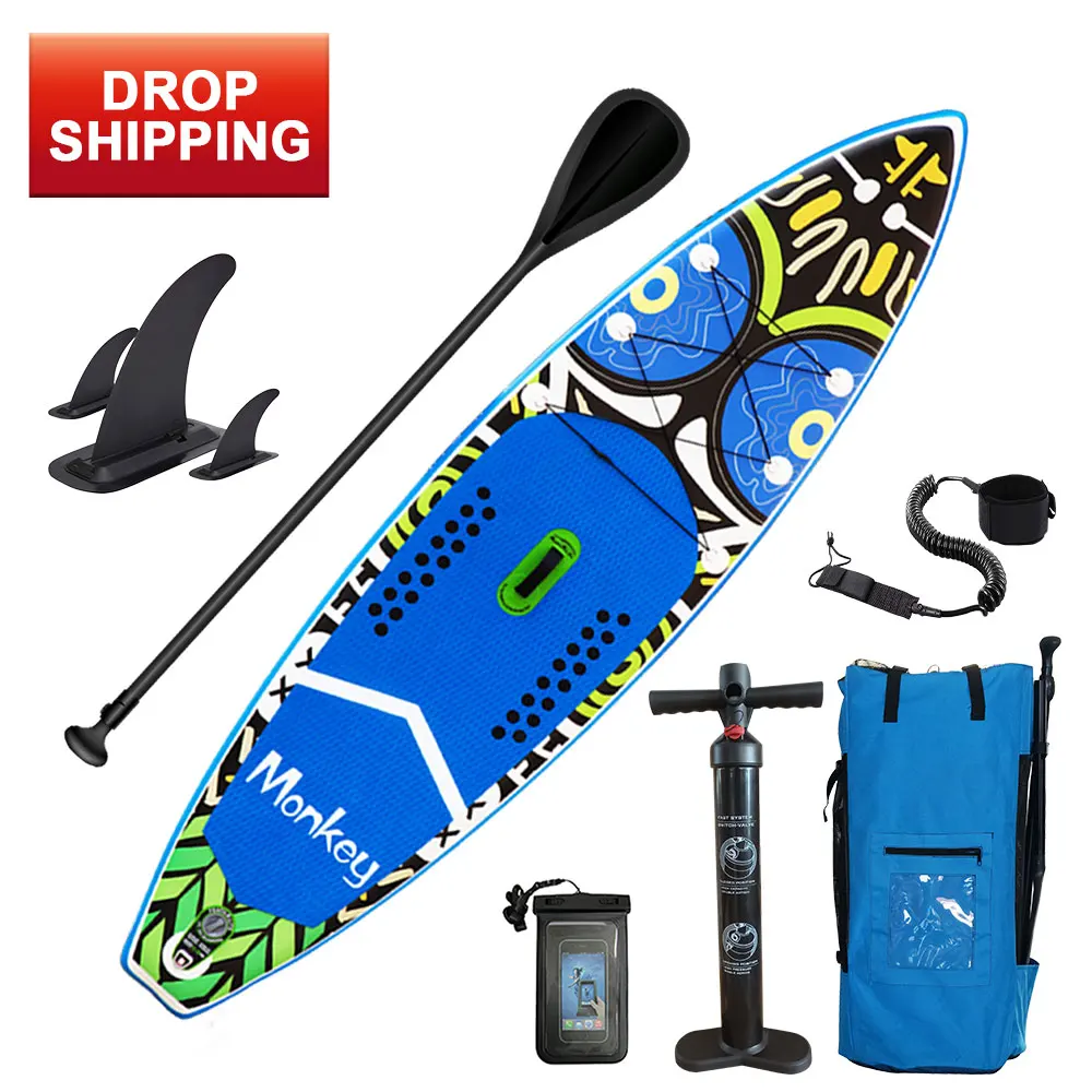 

FUNWATER drop shipping sup paddle board my sup boards inflatable padel surf surfboard price paddleboard inflat paddl board, Blue