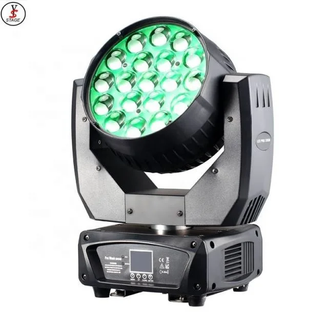

Popular effect light RGBW 4-in-1 colors DMX512 control stage lighting wash led mini moving head lights 19pcs 15w mac