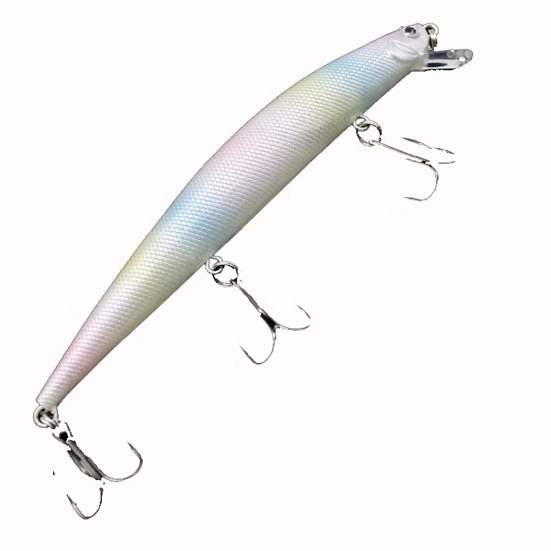 

OEM and on stocks long cast ABS material big minow hard bait 13cm 13g with treble hooks fishing lure hard bait, 5 colors