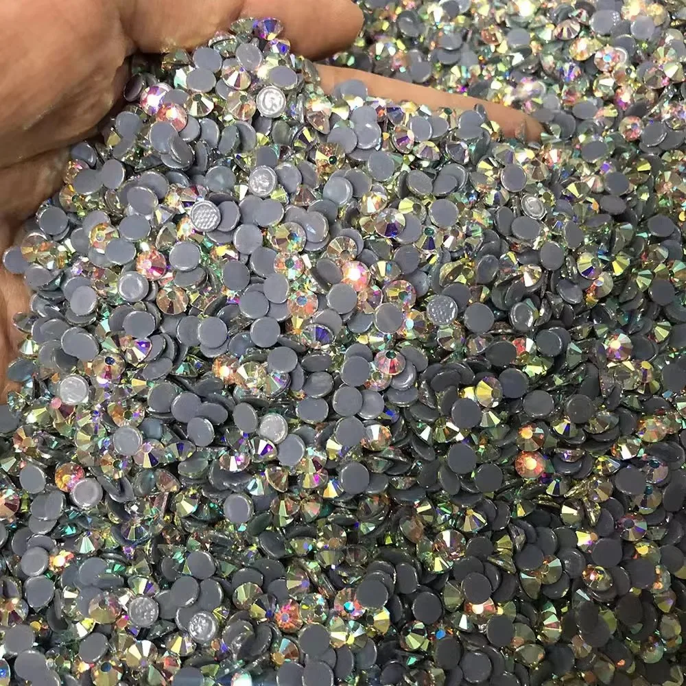 Hotfix Bulk Flatback Crystal Nail Art Rhinestones Glass Motif Rhinestones Hot Wholesale Supply