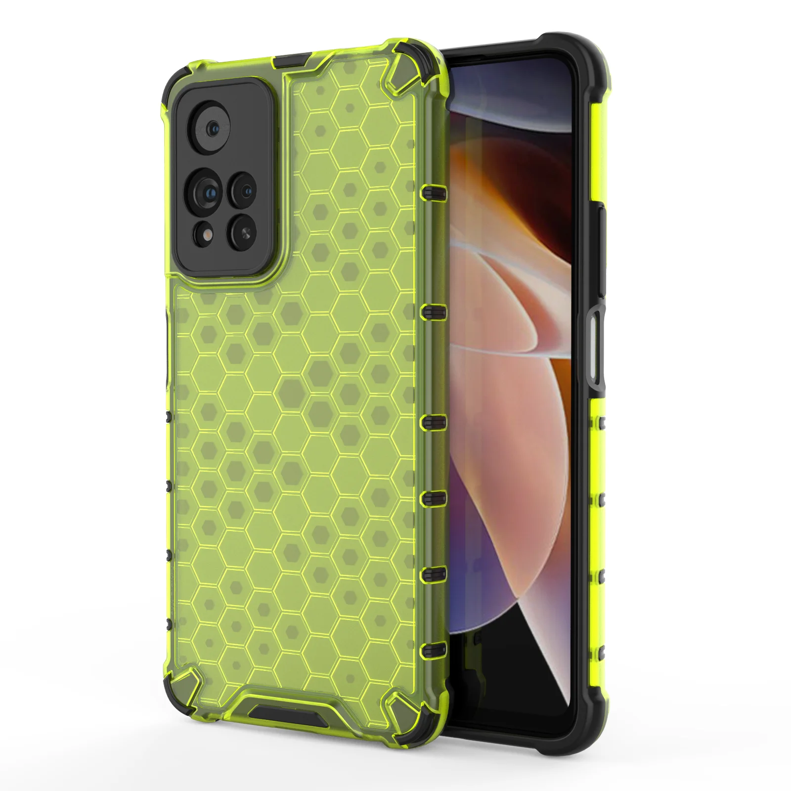 

Hybrid Silicone Hard Case Bumper Cover For VIVO iQOO Z5, As pictures
