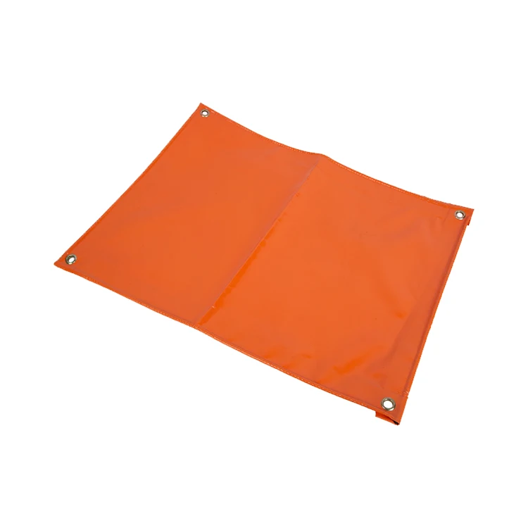 
Wholesale 0.55mm Orange Mesh Reinforced Tarpaulin For Truck Factory Direct Price flame retardant awning tarpaulin manufacter 