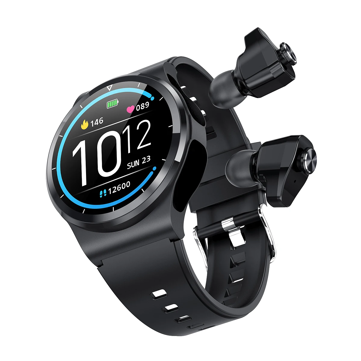 

Reloj montre connect universel ip67 smartwatch 2 in en 1 earphone waterproof men smart watch with calls and tws earbuds