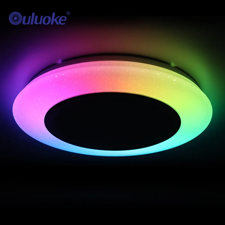 Decorative Smart LED Ceiling Music Ceiling Lamp Bluetooth Speaker Music Light