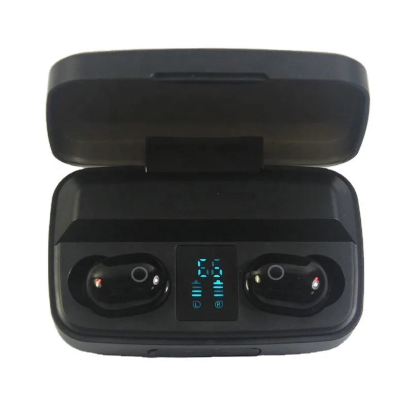 

2020 TWS A10S headset wireless bt earphones 5.0 sports LED touch screen earbuds with power bank a10s tws headset