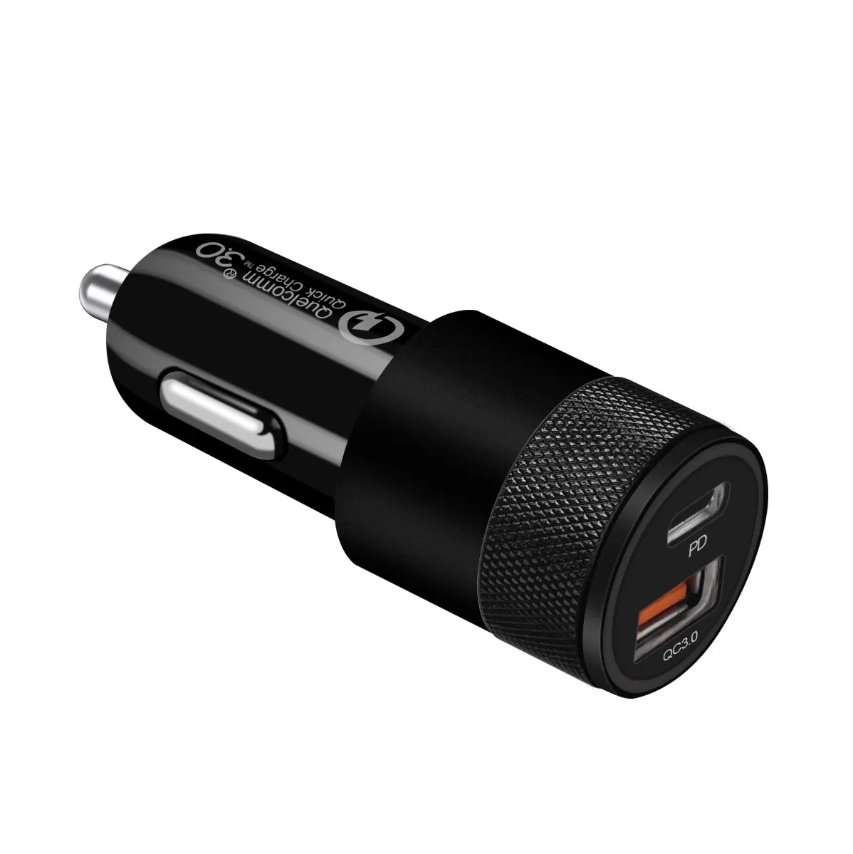 Top Sales Product 2 In 1 Pd Car Quick Charge 3.0 36w Dual Usb C Car
