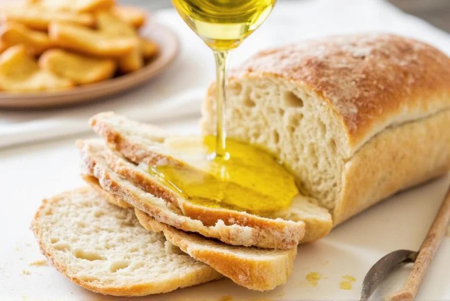 Italian bread and oil selection