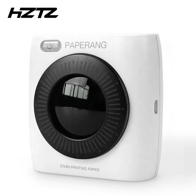 

Good quality thermal handheld printer mini photo printer imprimante portable, White