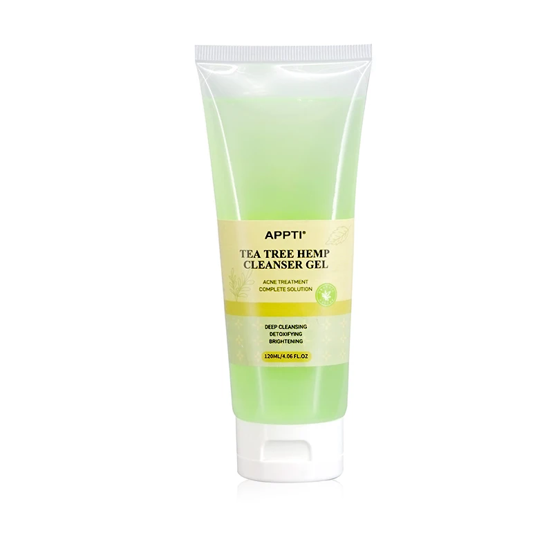 

Hot Sale Private Label Facial Cleanser Oil Control Face Wash Anti-oil Purifying Scrub Face Cleanser For Oily Skin