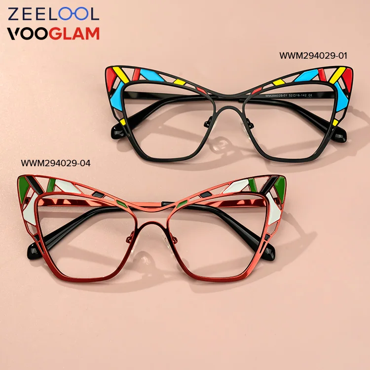 

Vooglam Zeelool woman American and European style eyeglasses optical blue blocking glasses frames on read sunglasses frames
