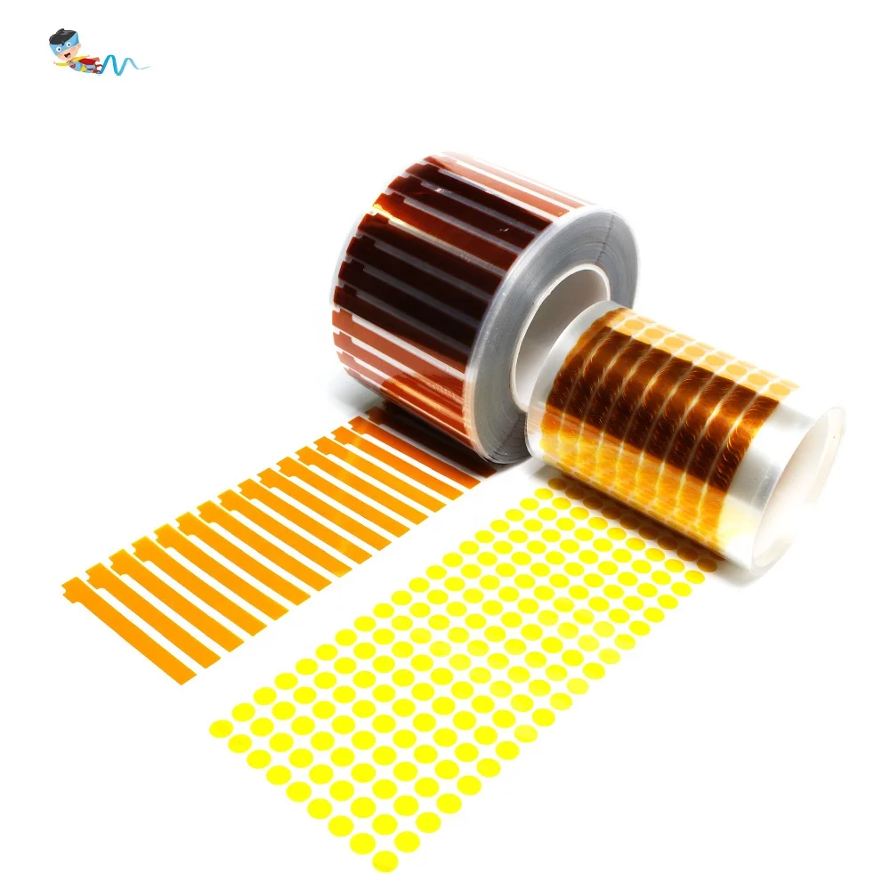 2- Die Cutting Polyimide Pi Film With Silicone Glue ESD Kaptons Self Adhesive Tape Disc Dot