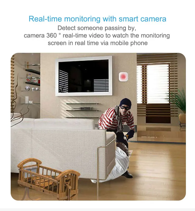 Wireless PIR Detector Smart Home Zigbee Motion Sensors with APP Control - ANKUX.COM