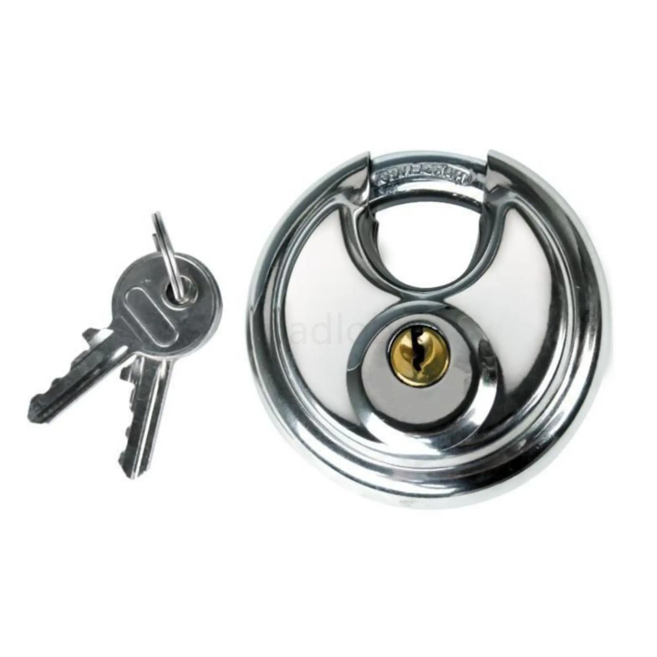 

Hardened Shackle waterproof Self Storage door stainless steel disc lock 70mm uncuttable Disc custom logo Padlocks with keys