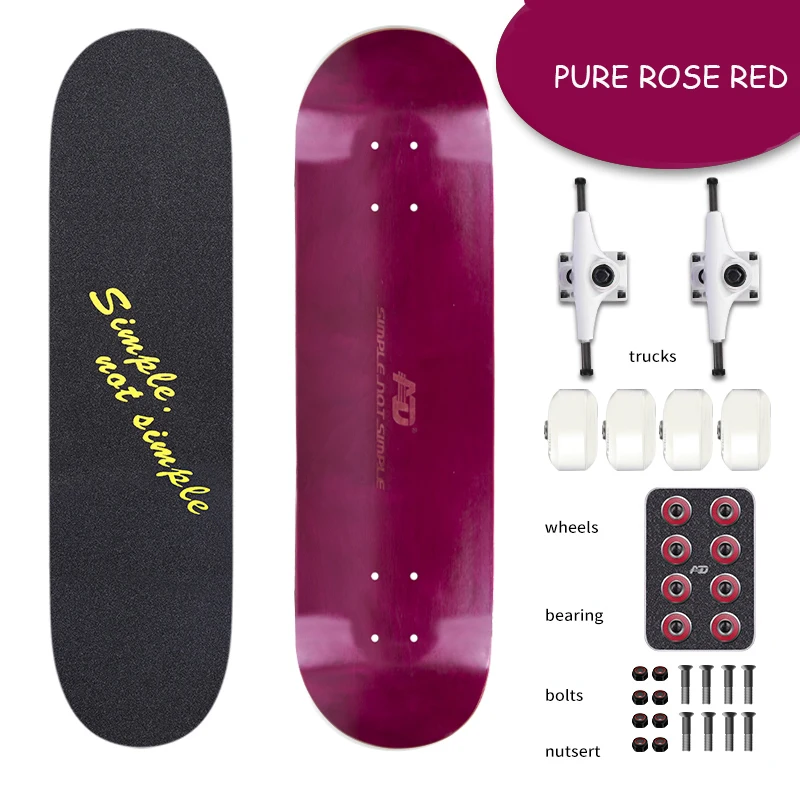 

31in PAPAISON PU wheels aluminium alloy truck OEM skateboard