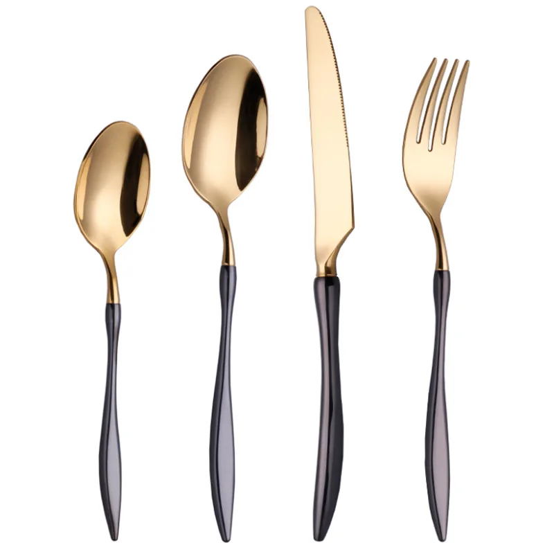 

Widely Used Superior Quality Decorative Golden Steak Knife Creative Cutlery