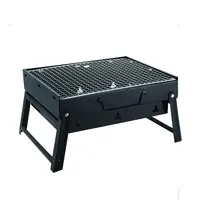 

Barbecue Oven Portable Folding Black Camping Charcoal BBQ Barbecue Grill