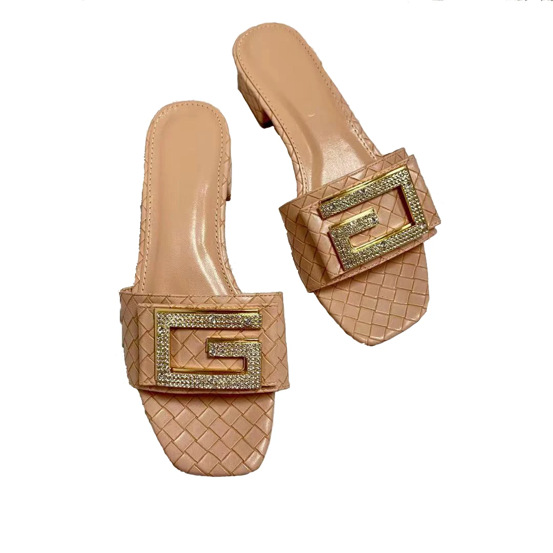 

New arrival Shoes mid-heel beach Slipper Slides for Ladies Summer New Design Sandals women