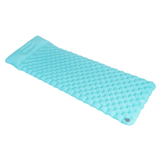 

High Performance Super Light Inflatable Mat Tent Sleeping Mat for Two Outdoor Mattress Hiking  32*12.5cm Hui Lingyang, Blue