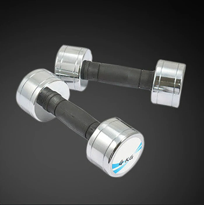 

EVA handle anti-slip dumbbell 10kg dumbbell bench body exercise gym dumbbells electroplated steel