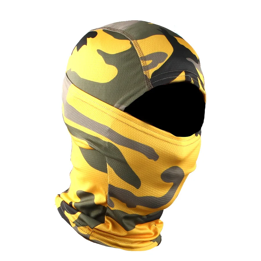 

Wholesale Tactical Camouflage Balaclava Full Face Cover Quick Dry Hunt Shoot Army Bike Helmet Military Equipment Air soft