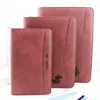 Promotional Custom Logo Paper Back A6 A5 PU Leather Notebook With Pen